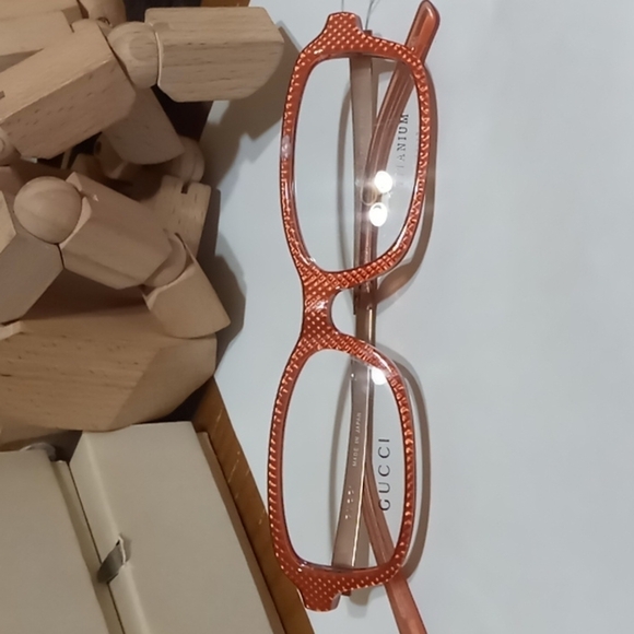 Orange Gucci glasses - Picture 1 of 8